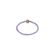 Pulseira Cristal Lilas Exclusive Ouro Vintage